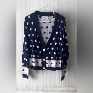 Donagain Chic Polka Dot Women's Cardigan